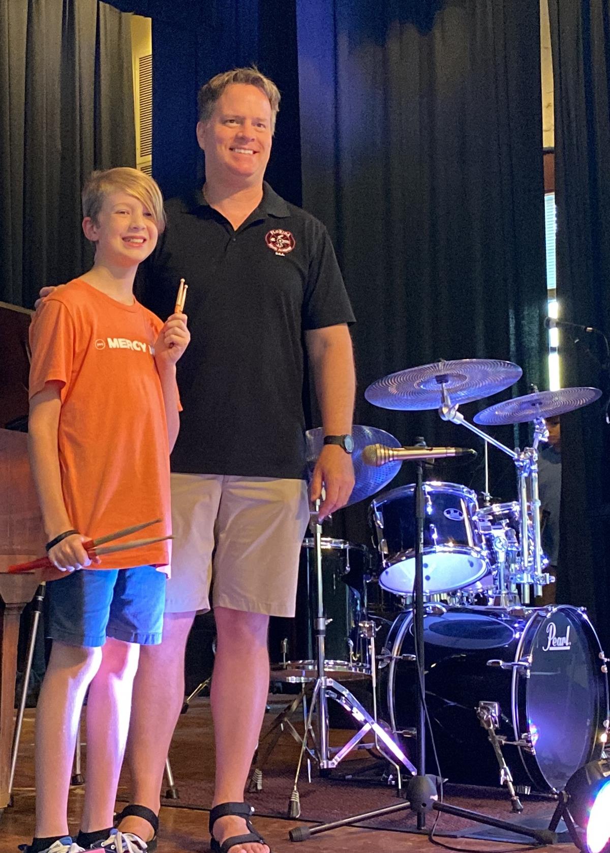 Recording studio interior for Florida Music Academy